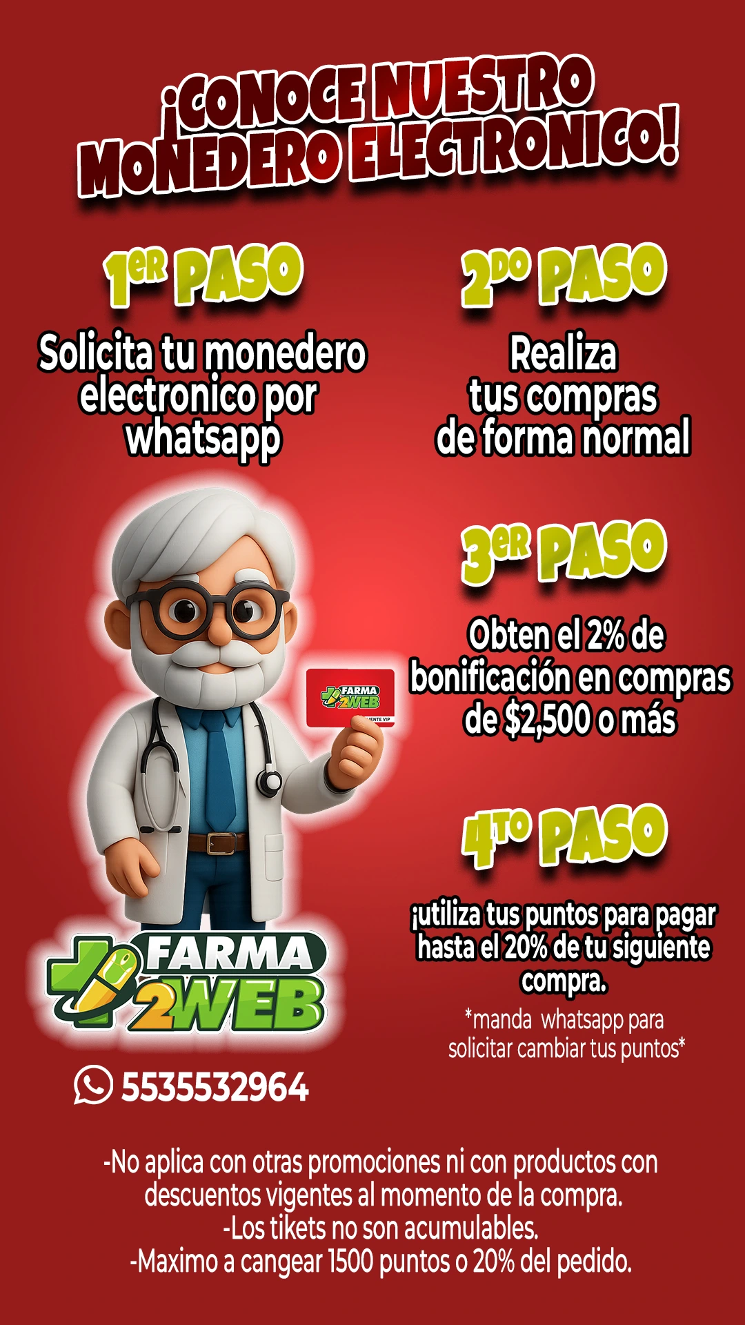 Flyer para promocionar monedero electrónico